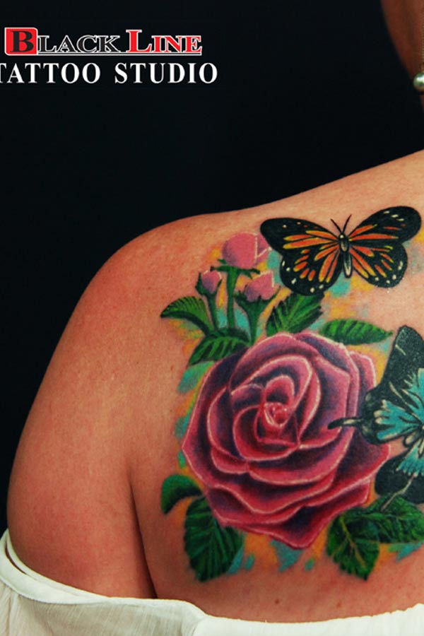 Butterfly Tattoo Marmaris
