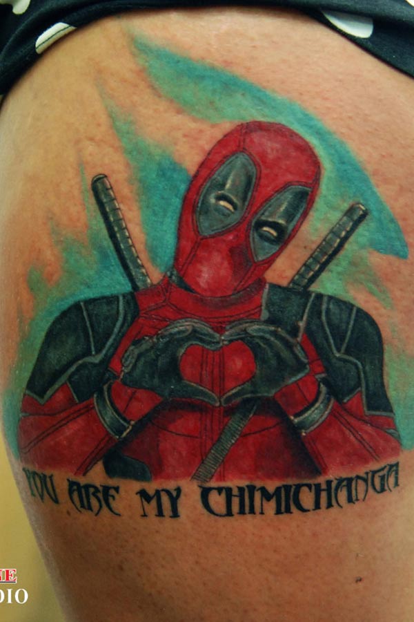Deadpool Tattoo Marmaris