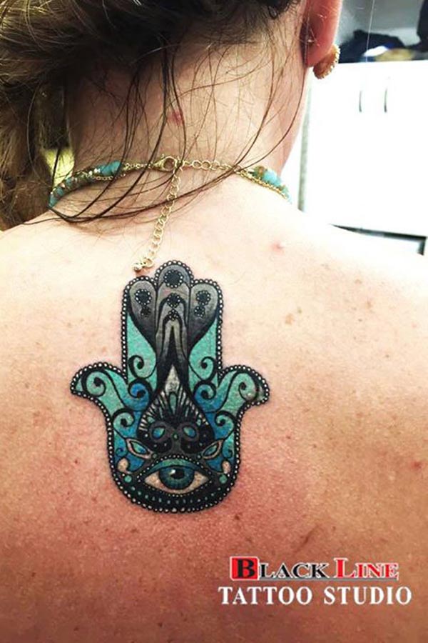 Hamsa Hand Tattoo Marmaris